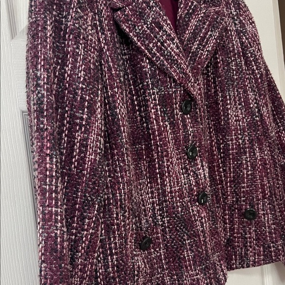Axcess Burgundy Tweed Blazer - Picture 3 of 5